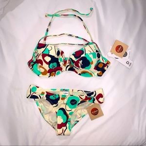 NWT Eidon 2-Piece Bikini, D Cup & S
